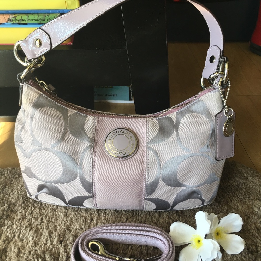 Coach Demi lavender Crossbody - Picture 1 of 8